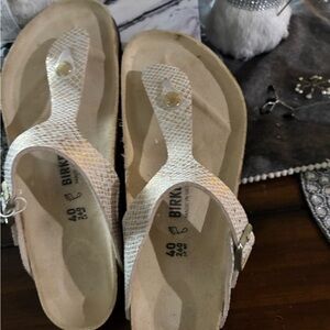 Birkenstock Women's Cream Sandals